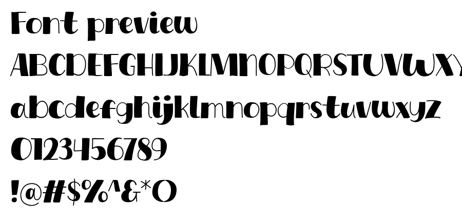 Coffee Show font