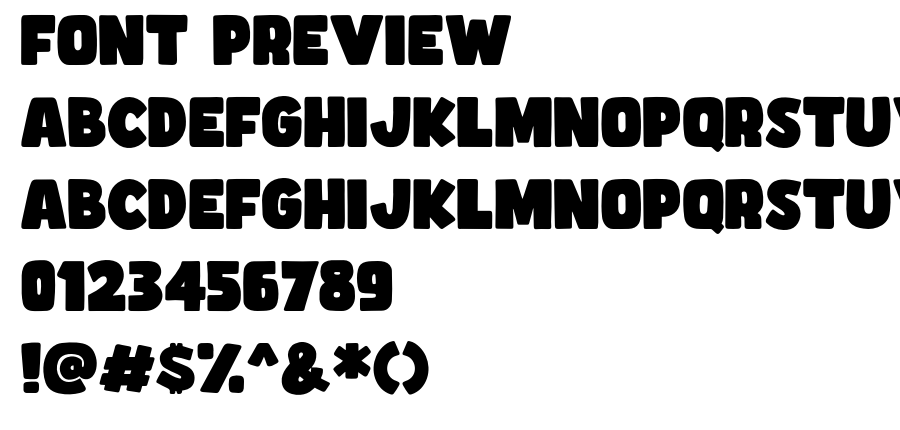 Comicy font