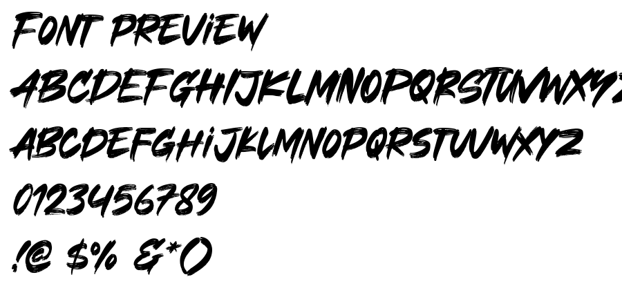 Crashbow font