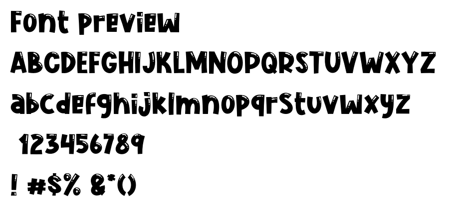Cute Jellyfish font