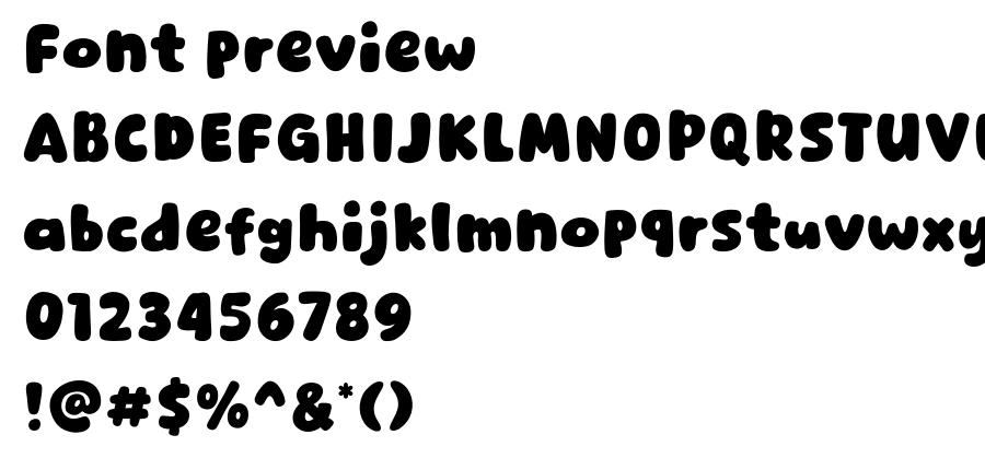 Dear Grandma font
