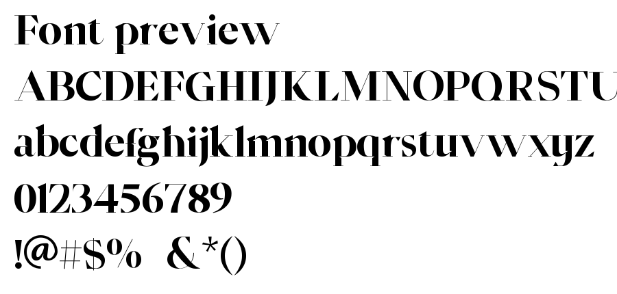 DefgikSerif Regular font