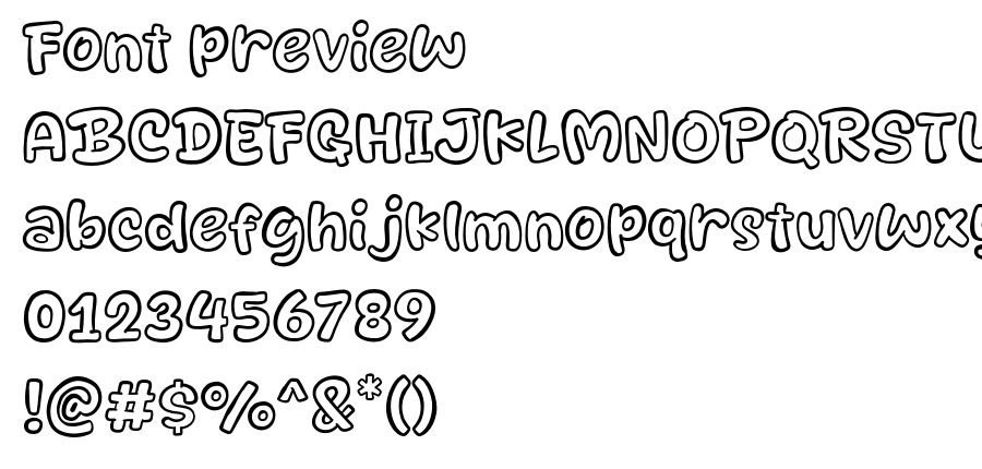 Drawliner font