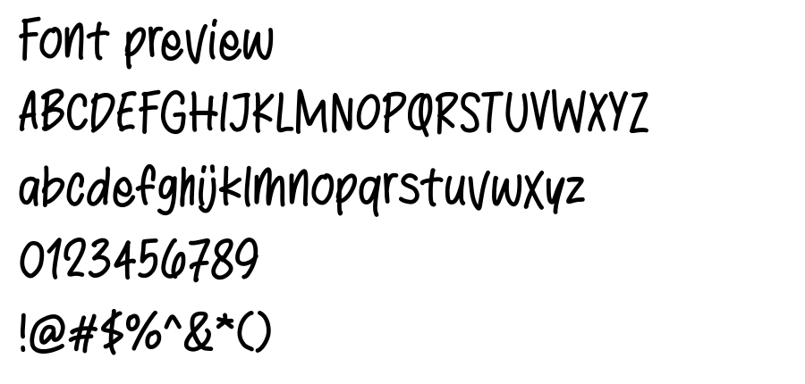 Duckname font