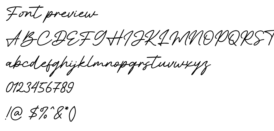 Evening Wind font