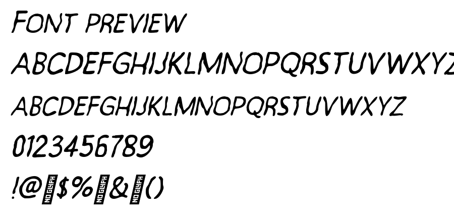 Exornight font