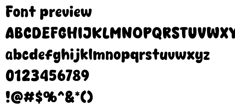 Fancake font