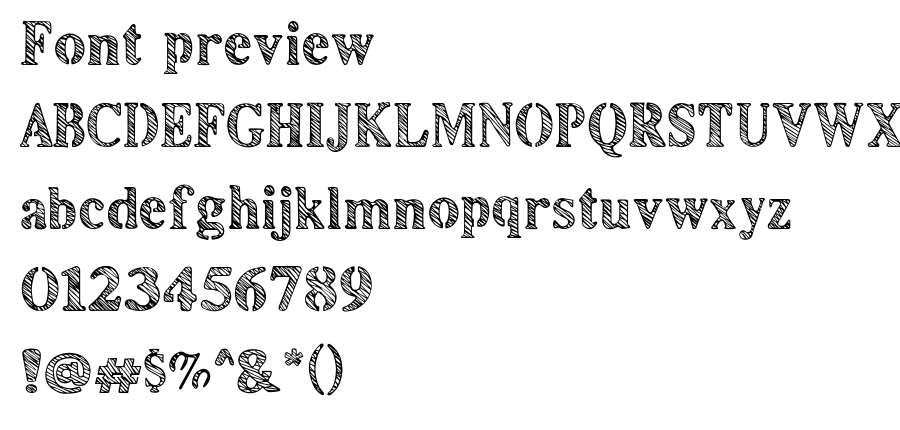 Fegan font