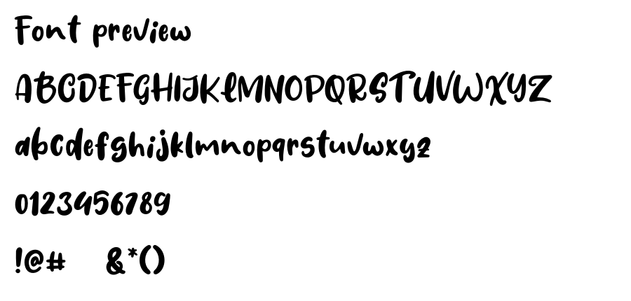 Fresh Lychee font