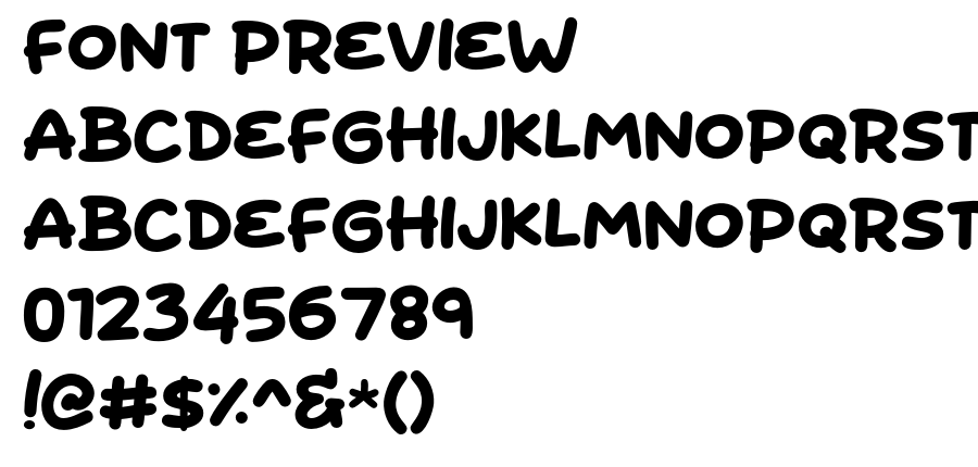 Fried Duck font