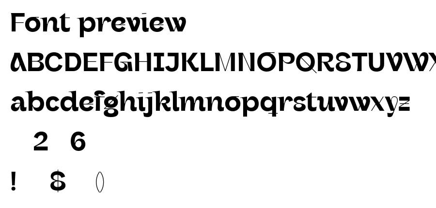 GalvitraRegular ALe7D font