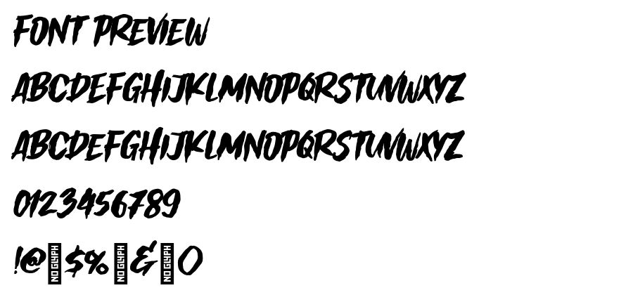 Ghostphobia font