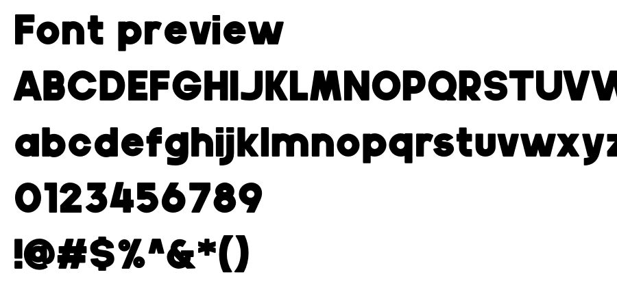 Gila Bold font