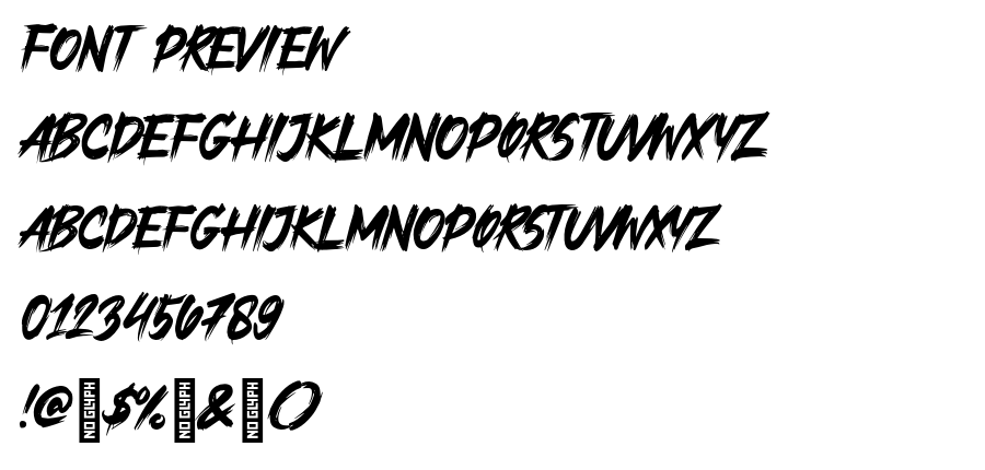 Gloomy Things font
