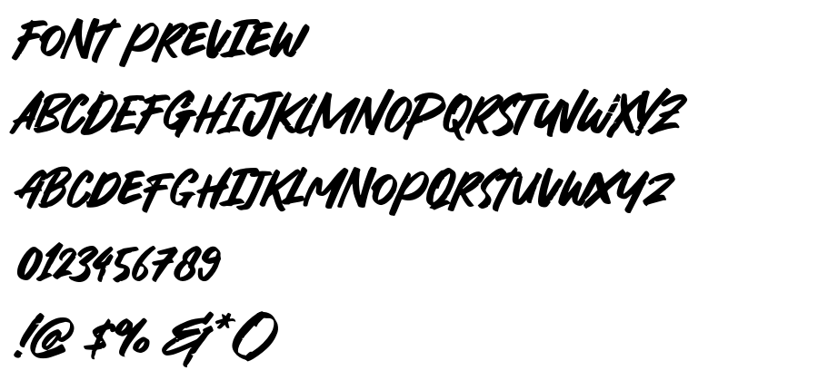 Glowdex font