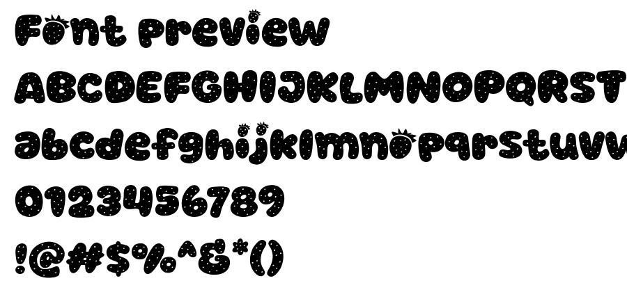 Haloberry font