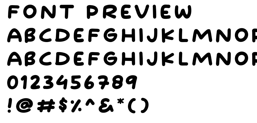 Handgoal font