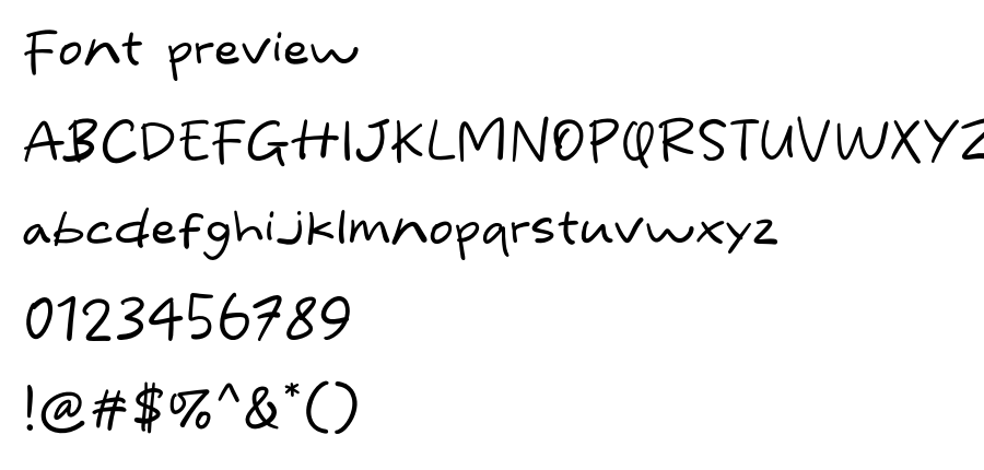Handy Times font
