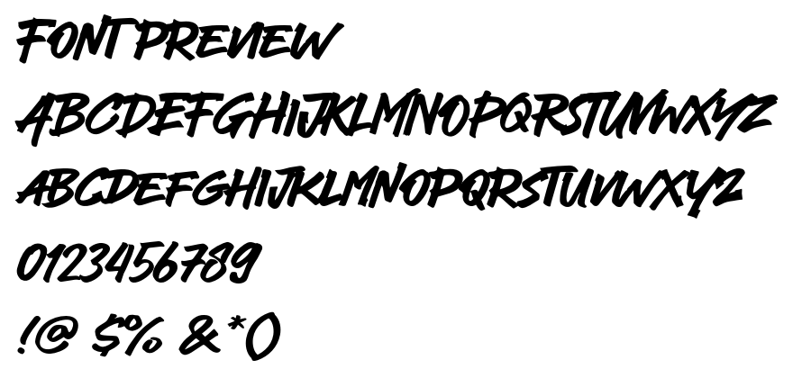 Here Brat font