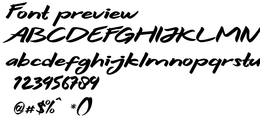 Hitam font