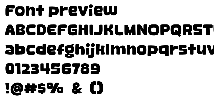 Howdy Duck font