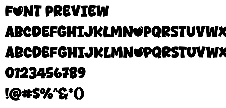 Howdy Love font
