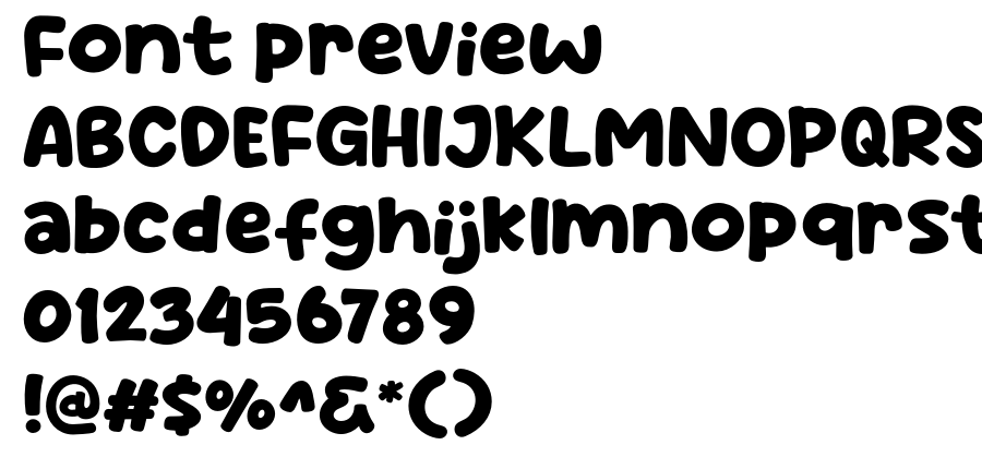Hugmate font