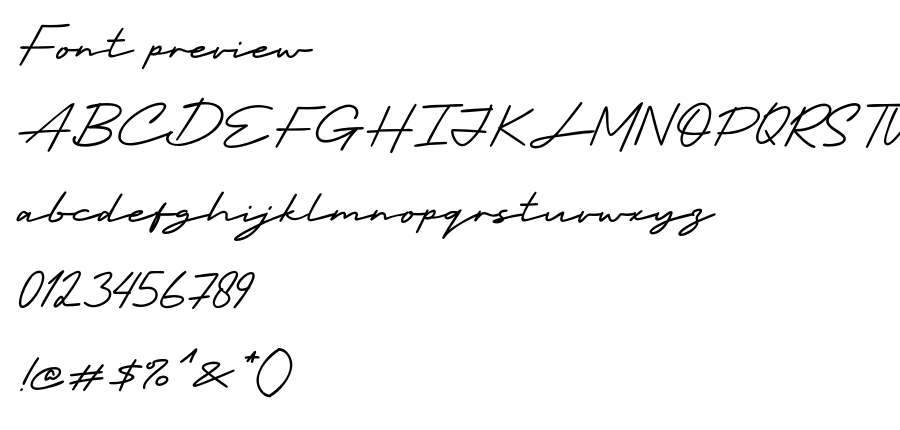 Indosign font