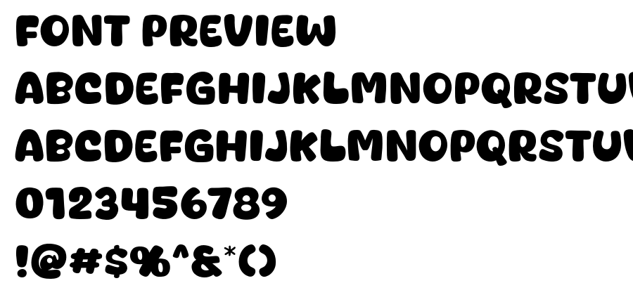 Juicy Fills font