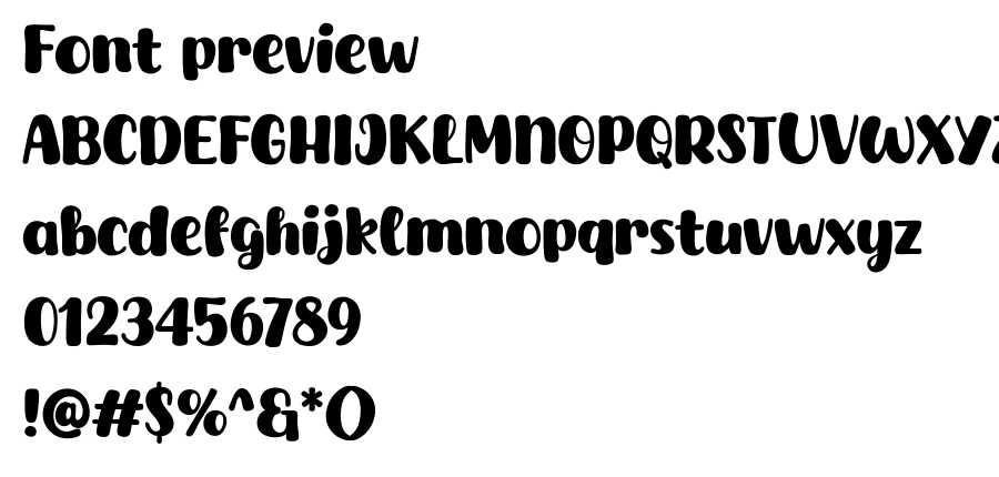 Jumping Chick font