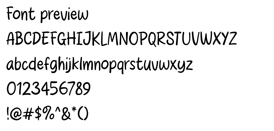 Light Stories font