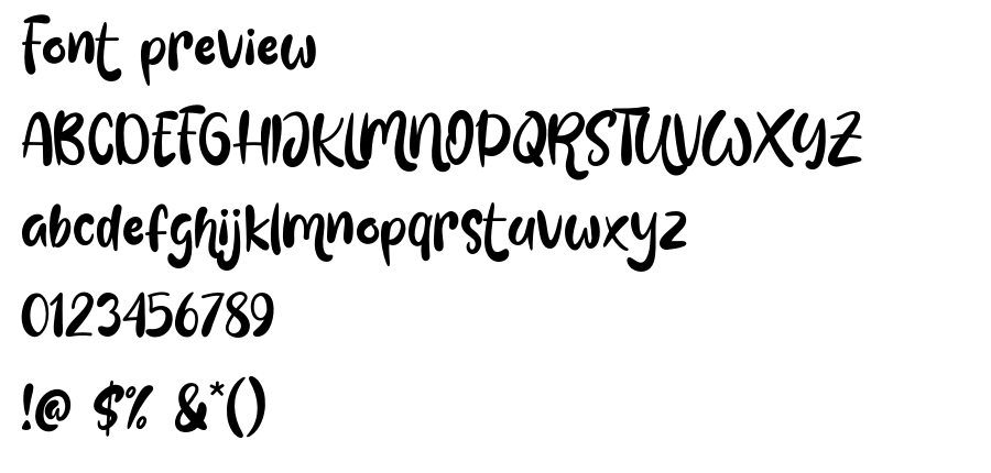 Love Mint font