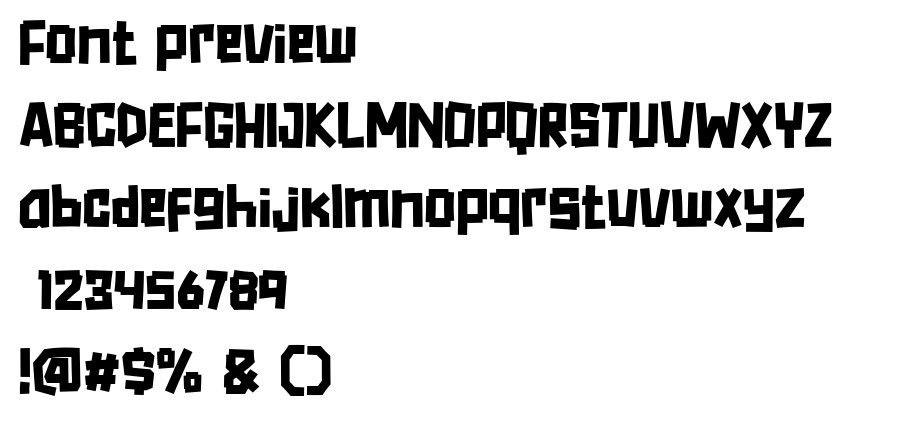 Low Batt font