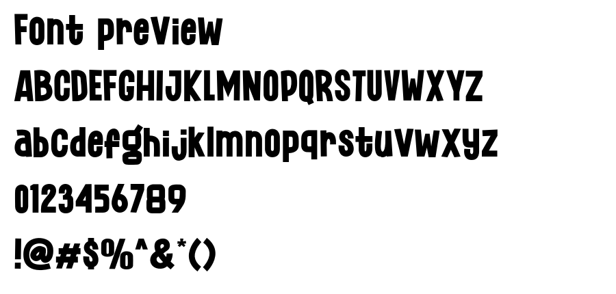 Lugate font