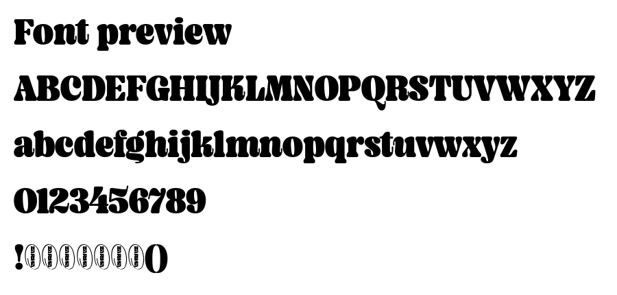MalrinDemoRegular 3zJ16 font