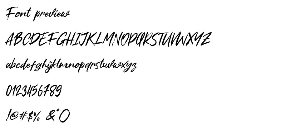 Mauve Smile font