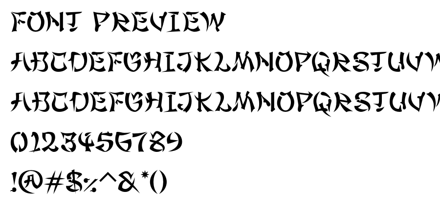 Maximage Gimbadong font
