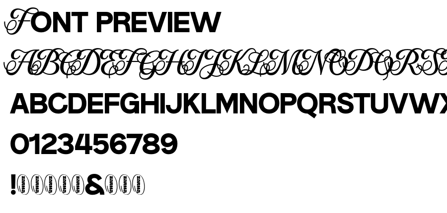 MegrendemoRegular OVxz6 font