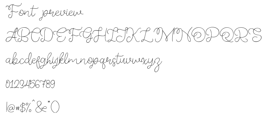 Memory Of 2018 font