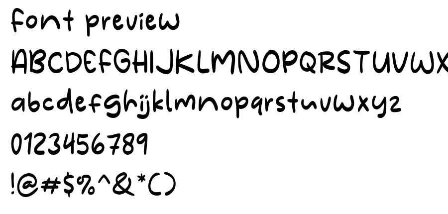 Mendung font