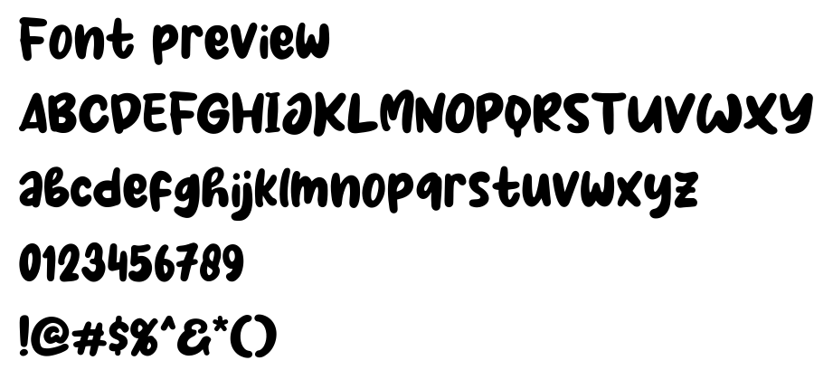 Milky Coffee font