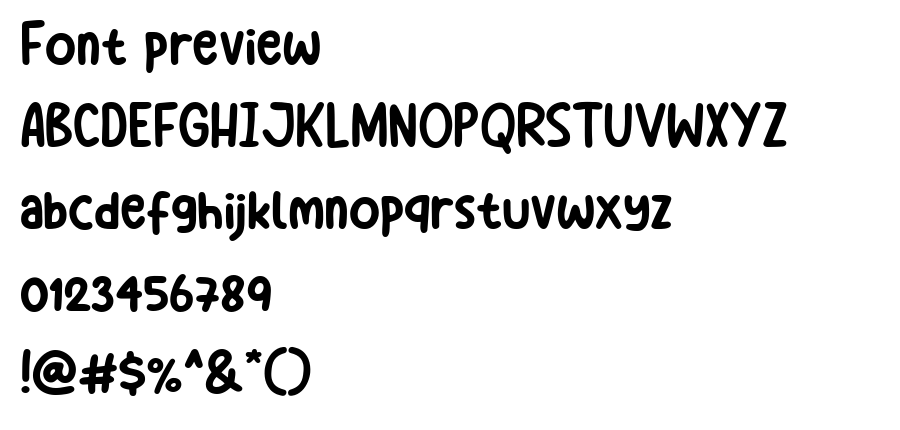 Milky Mania font