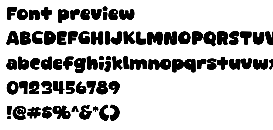 More January font