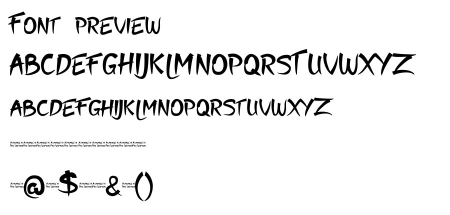 Moyko font