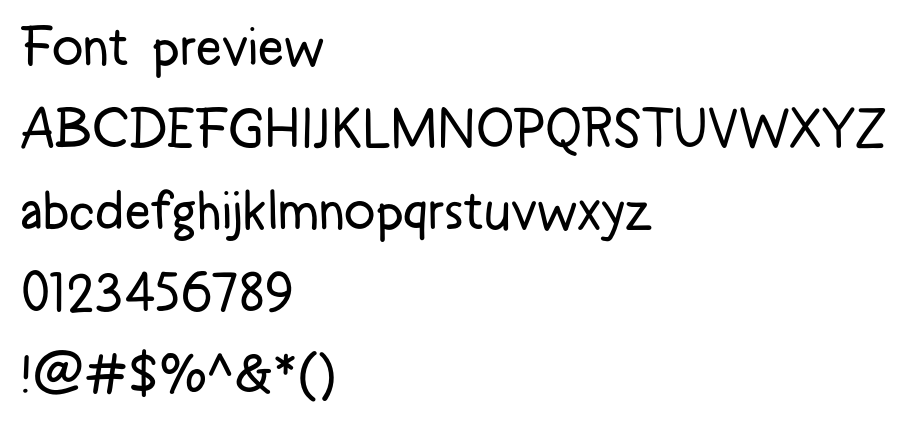New Boba font
