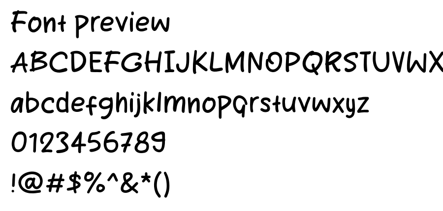 New Burger font