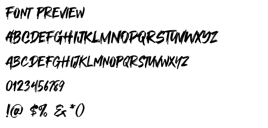 Orca Role font