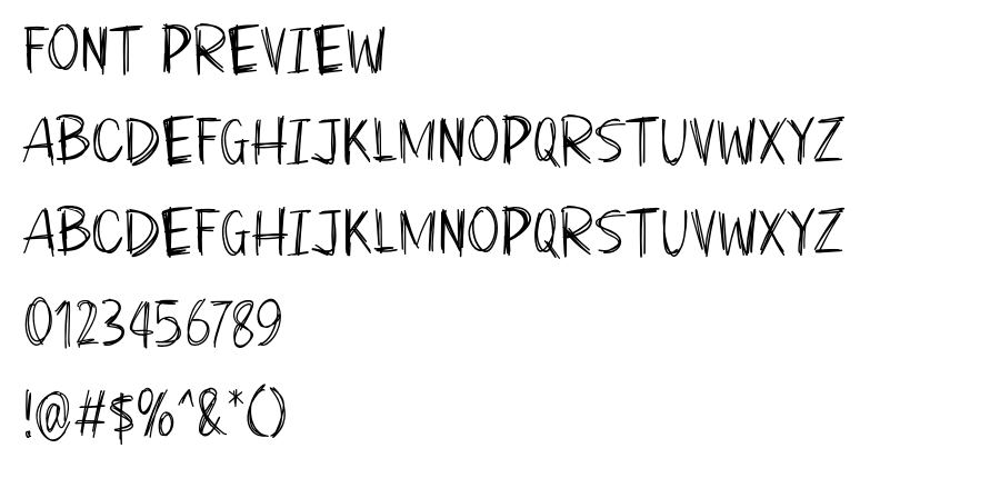 Pinkend font
