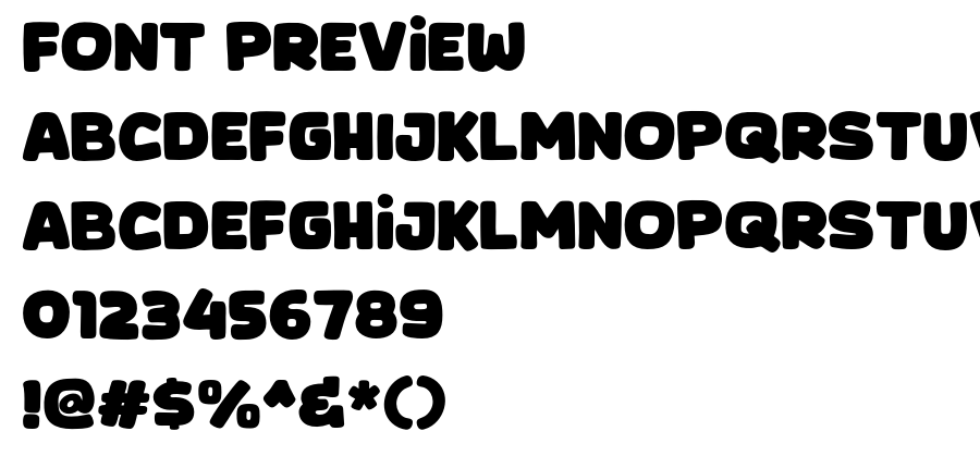 Planet Comic font