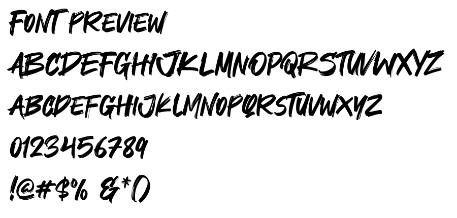 Quick Town font